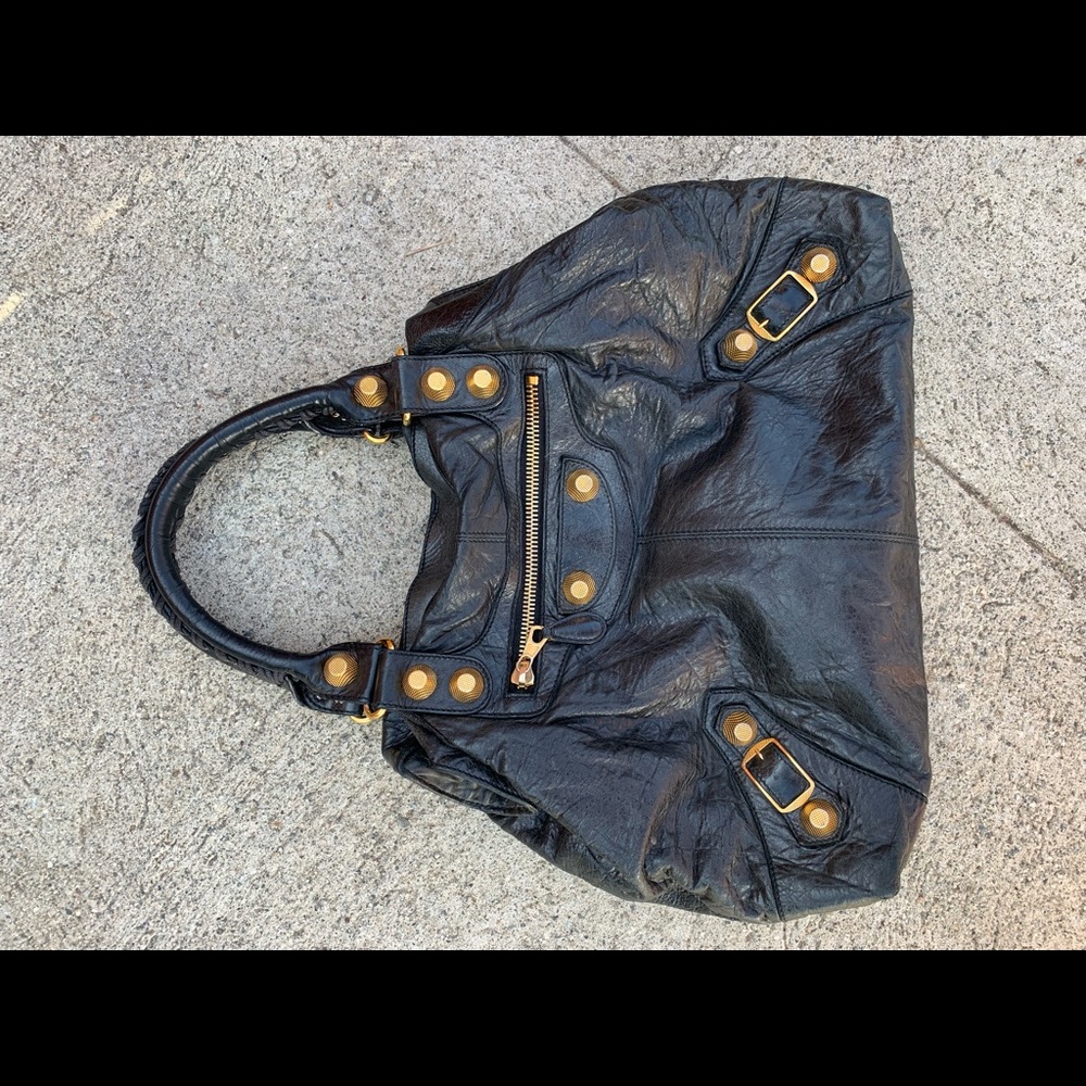 Authentic Balenciaga leather purse.
